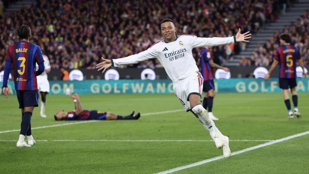 Mbappe Cetak Dua Gol, Real Madrid Rebut El Clasico di Camp Nou
