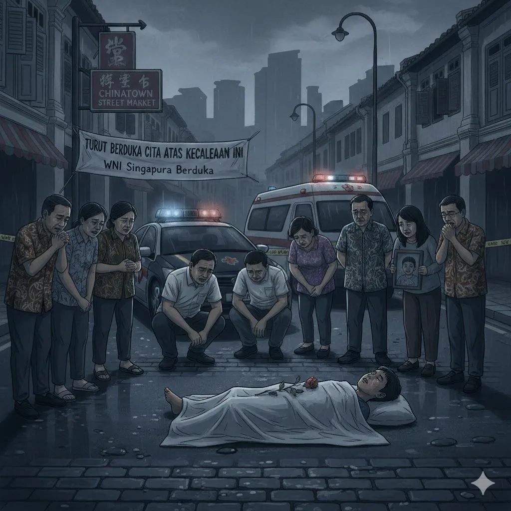 Duka di Negeri Singa: Bocah 4 Tahun WNI Tewas di Chinatown, Diaspora Galang Solidaritas