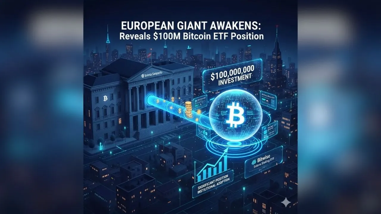 Raksasa Eropa Bangun: Intesa Sanpaolo Ungkap Posisi Bitcoin ETF $100 Juta