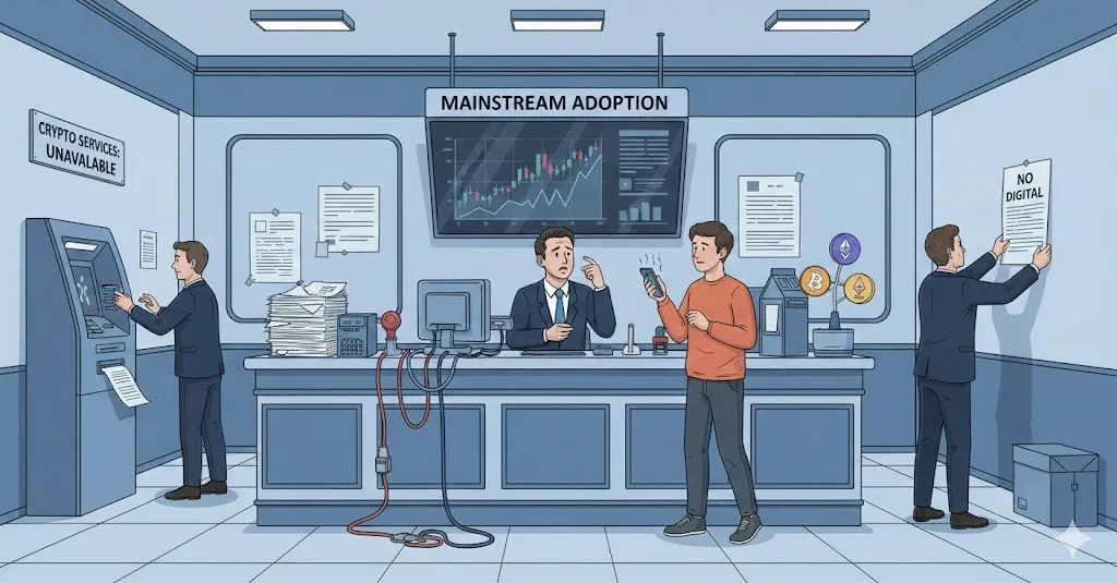 Paradoks Adopsi: Mengapa Perbankan Masih Sulit Melayani Kripto Meski Sudah Mainstream?