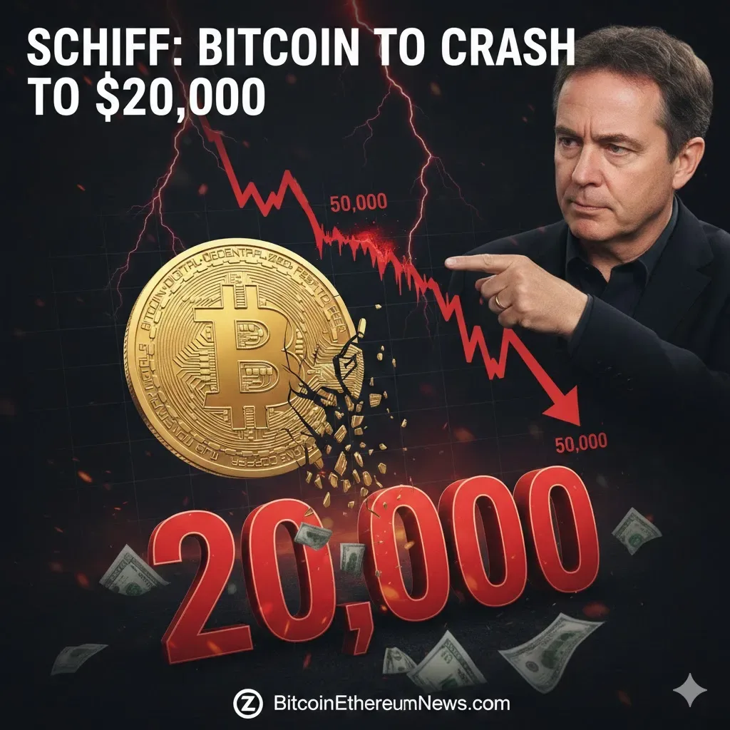 Ultimatum Peter Schiff: Bitcoin Terancam Terjun Bebas ke $20.000 Jika Support $50K Jebol!