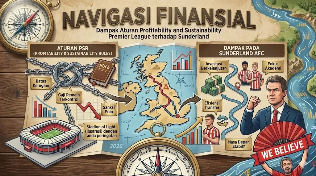 Navigasi Finansial: Dampak Aturan Profitability and Sustainability Premier League terhadap Sunderland