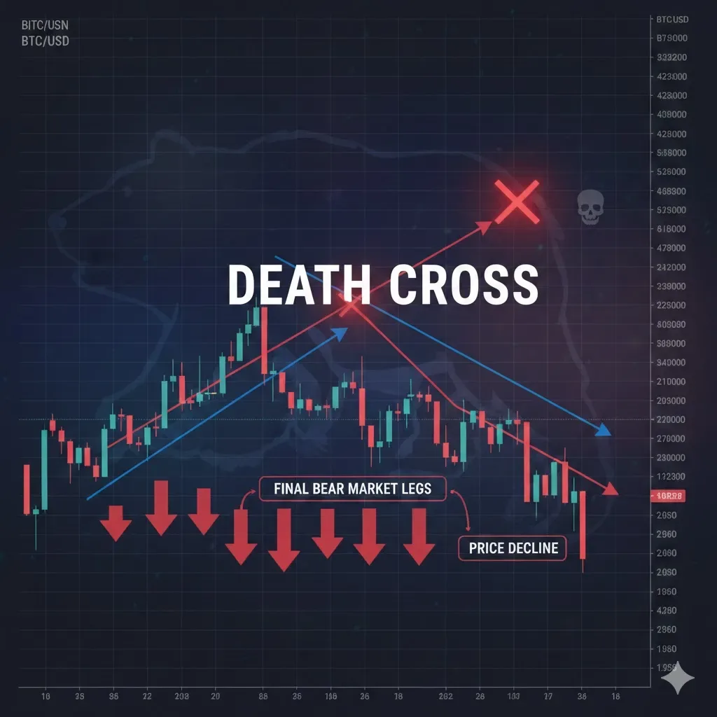 Alarm Bahaya: Bitcoin Dekati Death Cross 3-Hari, Sinyal Kejatuhan Terakhir Menuju $40.000?