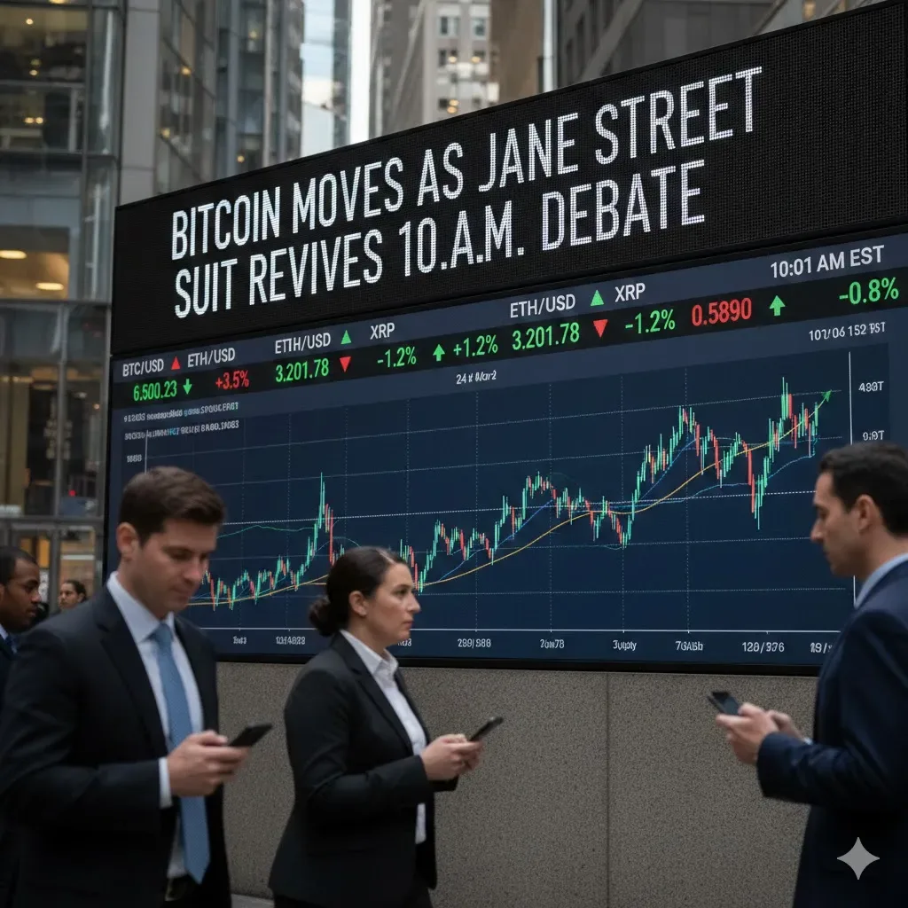 Debat "Pukul 10 Pagi" Kembali Memanas: Gugatan Jane Street Ungkap Potensi Anomali Perdagangan Bitcoin