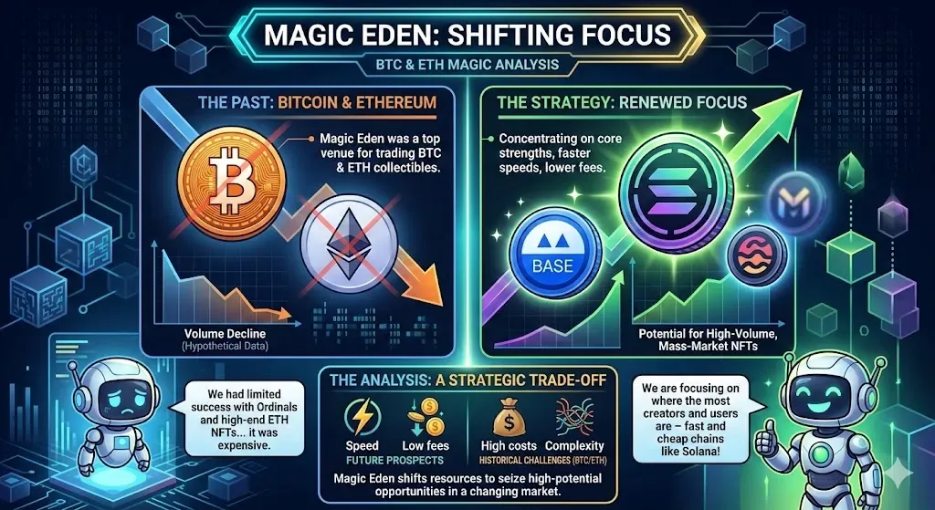 Magic Eden Ubah Strategi: Analisis Dampak Terhadap Dominasi NFT Bitcoin dan Ethereum