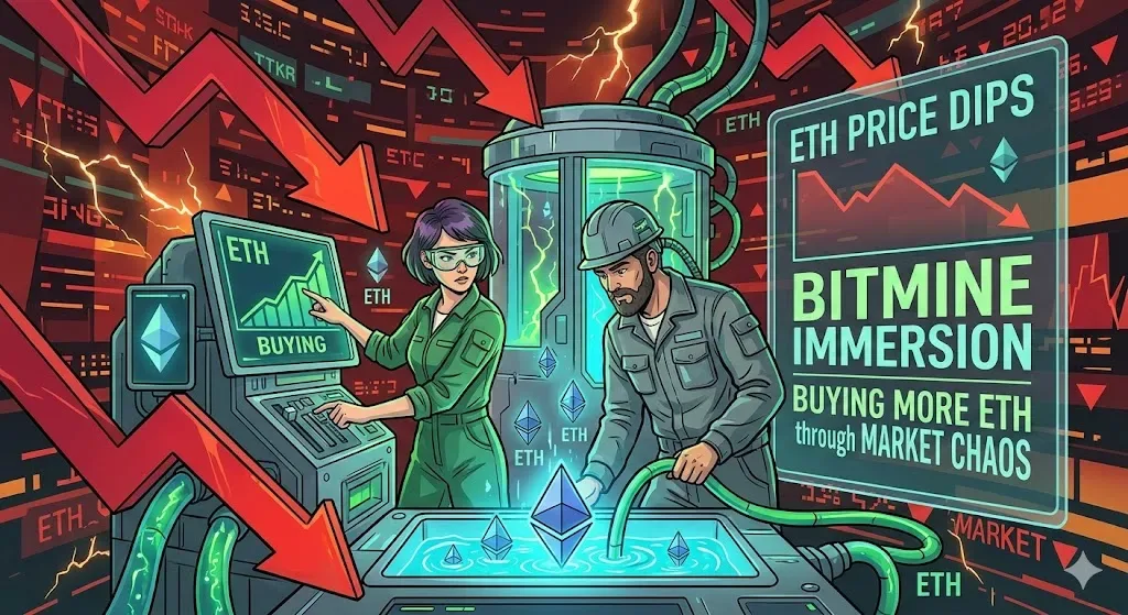 ETH Dip Borong! BitMine Immersion Agresif Akumulasi Ethereum di Tengah Kepanikan Pasar Maret 2026!