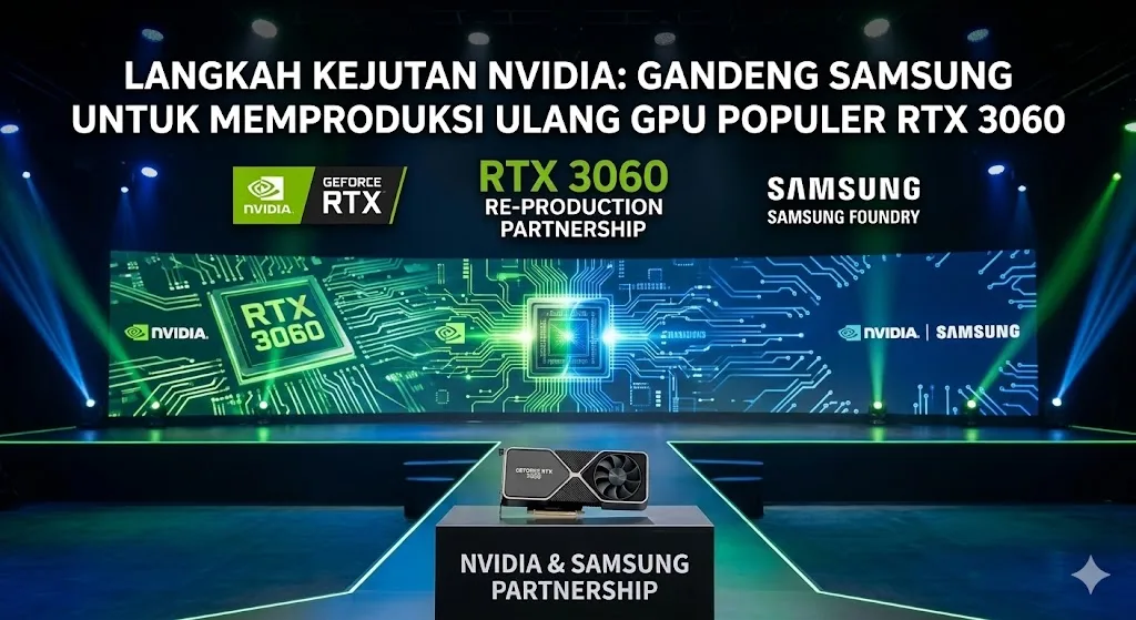 Langkah Kejutan NVIDIA: Gandeng Samsung untuk Memproduksi Ulang GPU Populer RTX 3060