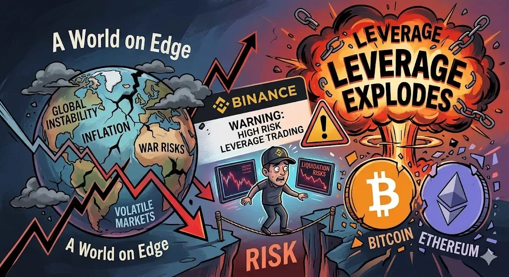 Peringatan Binance: Risiko Likuidasi Massal Mengintai Saat Leverage Kripto Meledak di Tengah Krisis Global