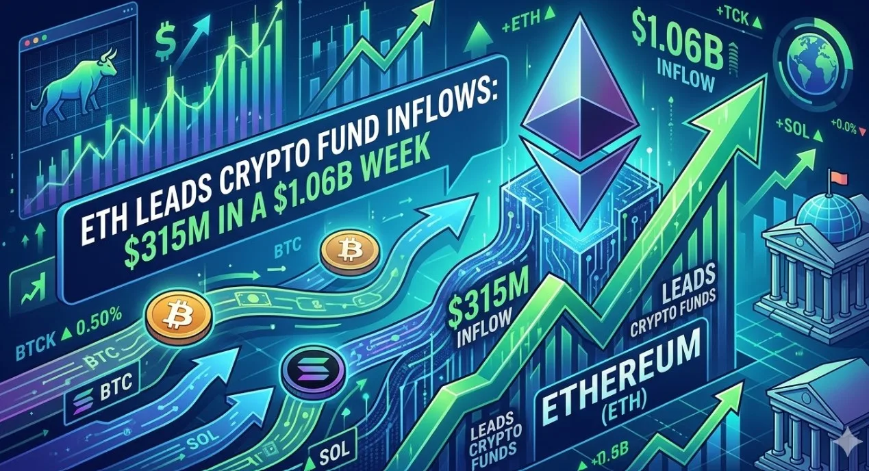 Ethereum Rajai Aliran Modal Institusional dengan Rekor Masuk 315 Juta Dolar dalam Sepekan