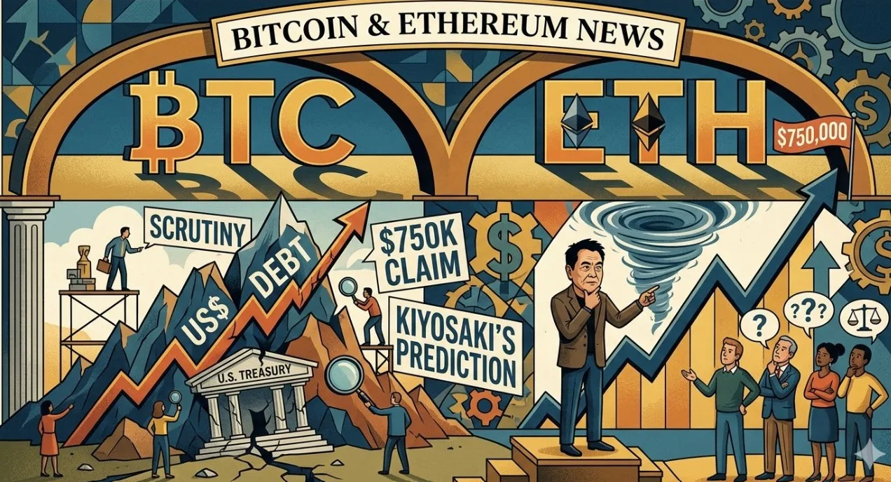 Prediksi $750.000: Bitcoin di Tengah Krisis Utang AS dan Naratif Kiyosaki