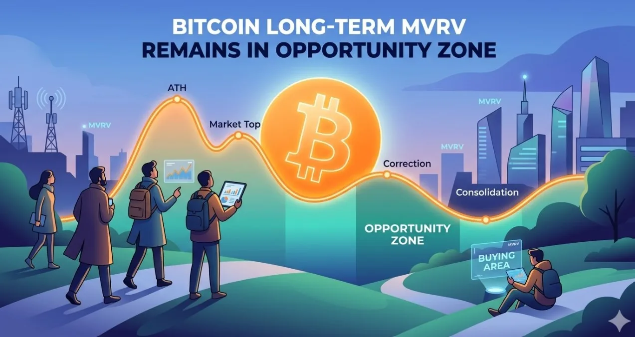 Sinyal Akumulasi: Metrik MVRV Sebut Bitcoin Masih di "Zona Peluang" Meski Pasar Lesu
