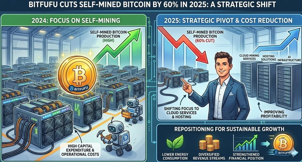 BitFuFu Pangkas Produksi Mandiri 60%: Strategi Pivot Menuju Efisiensi Operasional