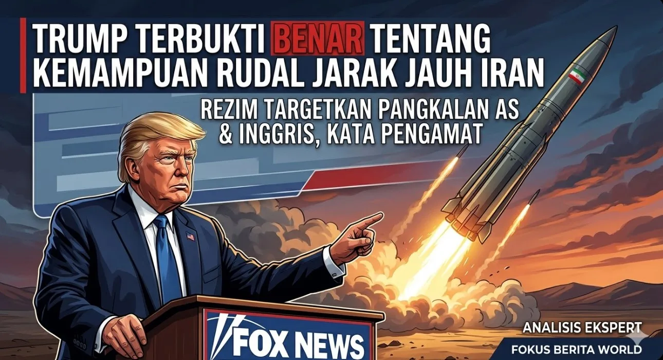 Target Pangkalan AS dan Inggris Pakar Konfirmasi Akurasi Peringatan Trump Terkait Rudal Iran