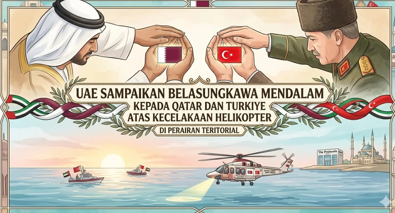UEA Sampaikan Belasungkawa Mendalam kepada Qatar dan Turkiye Terkait Tragedi Helikopter