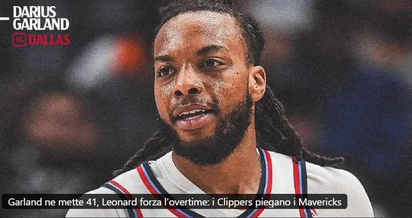 Darius Garland Mengamuk: 41 Poin Melawan Mavs Catatkan Rekor Baru bagi Clippers