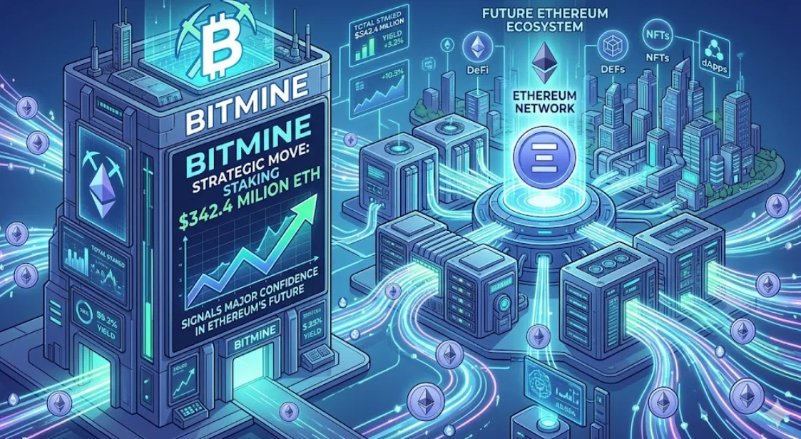 Komitmen Total! BitMine Lakukan Staking $342,4 Juta ETH, Sinyal Kepercayaan Mutlak pada Ethereum