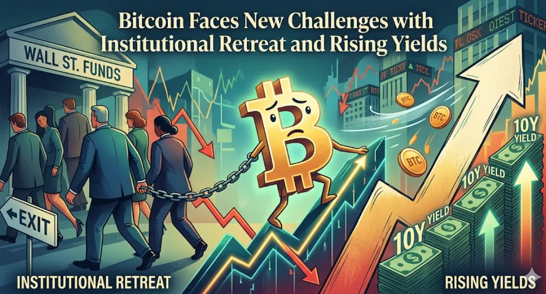 Bitcoin di Persimpangan! Tekanan Institusional & Kenaikan Yields Bayangi Pasar