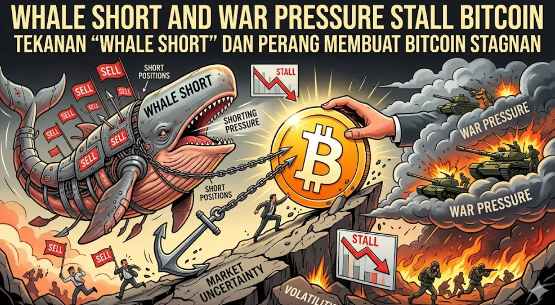 BTC Terjepit! Tekanan Jual Whale & Ketakutan Perang Selat Hormuz