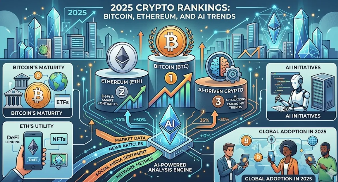 2025 Flashback! Peringkat Bitcoin, Ethereum, & Dominasi AI yang Mengubah Lanskap 2026