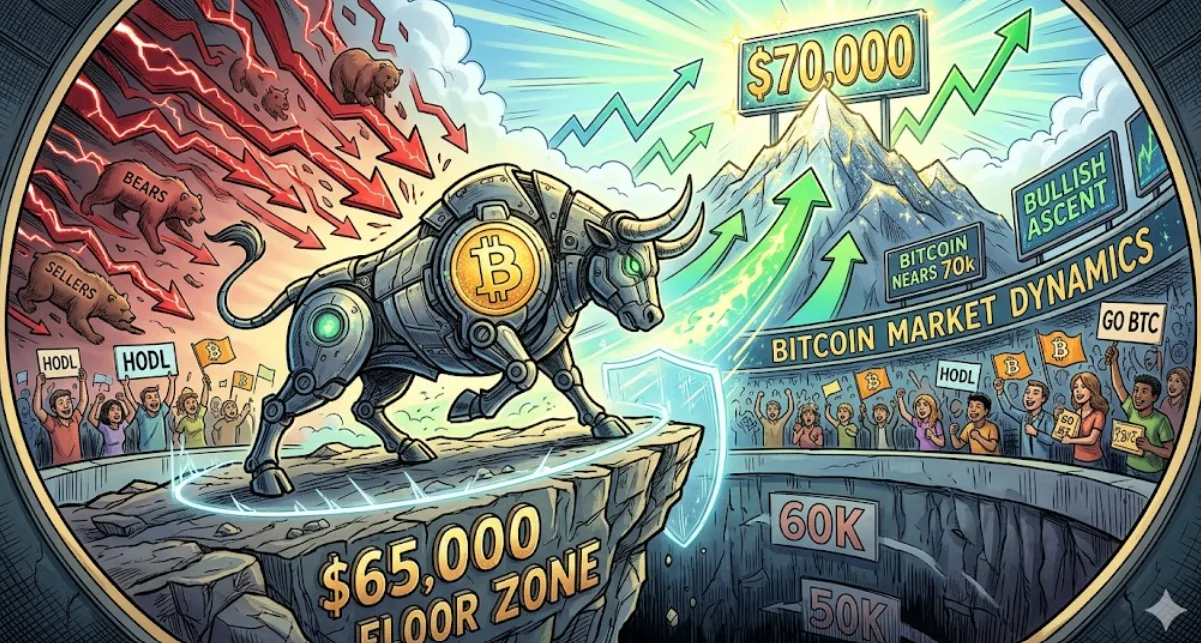 Pertempuran $65K Menang: Bitcoin Kini Bidik Ambang Batas $70K!