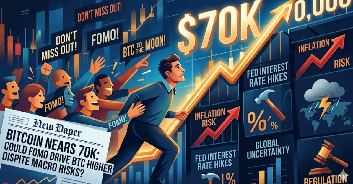 Bitcoin Menuju $70K! Akankah FOMO Menang Melawan Risiko Makro Global?
