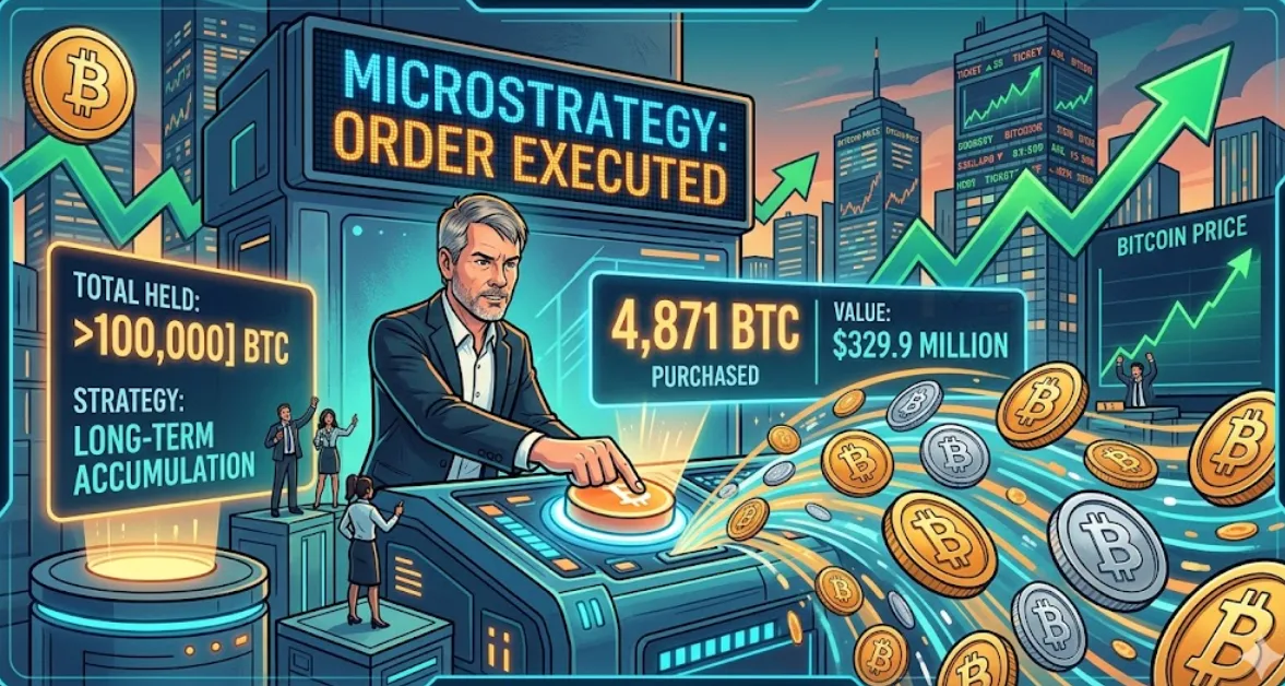 Saylor Tak Berhenti! MicroStrategy Borong Lagi 4.871 BTC Senilai $329,9 Juta