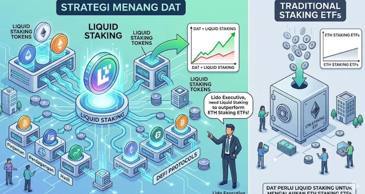Lido Memperingatkan: dApps Butuh Liquid Staking untuk Lawan Dominasi ETF Staking