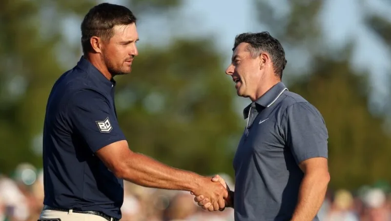 Momen Bersejarah! Bryson DeChambeau Ungkap Perasaannya Lihat Rory McIlroy Raih Grand Slam di Augusta