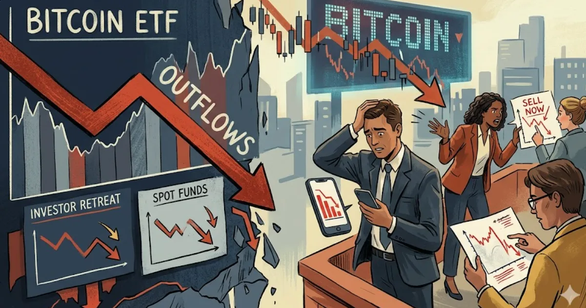 Investor Tarik Diri? Arus Keluar ETF Bitcoin Spot AS Meningkat Selama Dua Hari Berturut-turut