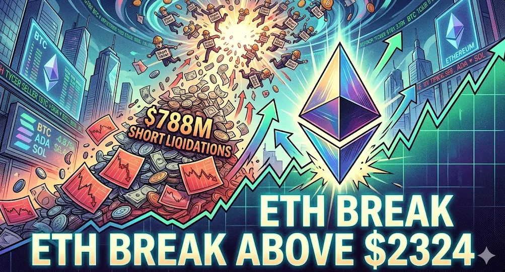 Ethereum di Ambang "Short Squeeze": Penembusan $2.324 Bisa Hanguskan $788 Juta