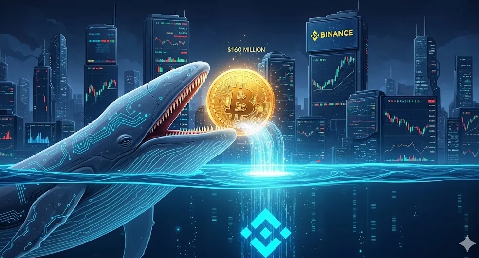 Sinyal Whale: Deposit Bitcoin $160 Juta Masuk ke Binance, Pasar Bersiap Hadapi Guncangan