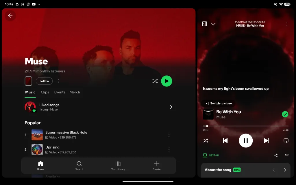 Desain Ulang Aplikasi Tablet Spotify Kini Tersedia untuk Ponsel Lipat Android