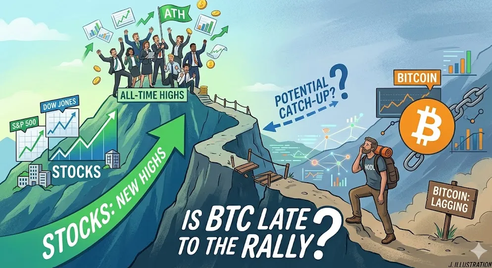 Divergensi Pasar: Saham Cetak Rekor, Bitcoin Masih Tertahan