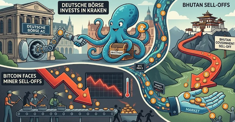 Dinamika Kripto: Investasi Raksasa Jerman dan Tekanan Jual Bhutan