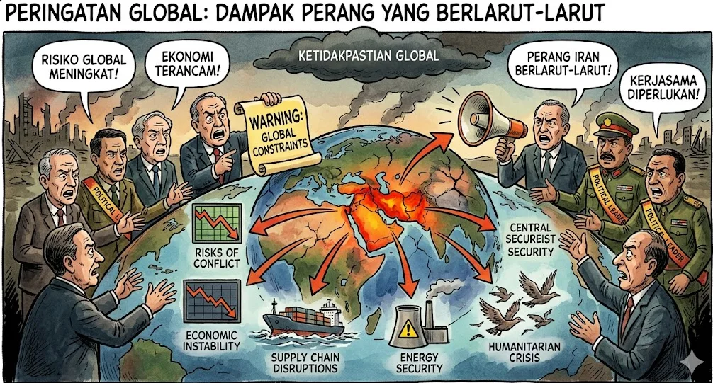 Peringatan IMF & Bank Sentral: Perang Iran Bayangi Ekonomi Global