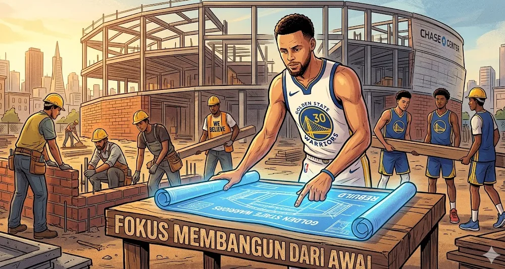 Analisis Strategis: Stephen Curry Siap Warriors "Bangun dari Awal"