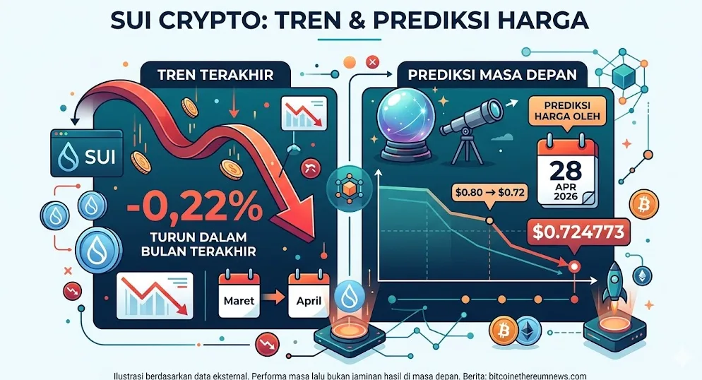 Aset Kripto Sui Diprediksi Turun ke Level 0,72 Dolar pada Akhir April di Tengah Volatilitas Pasar Alit