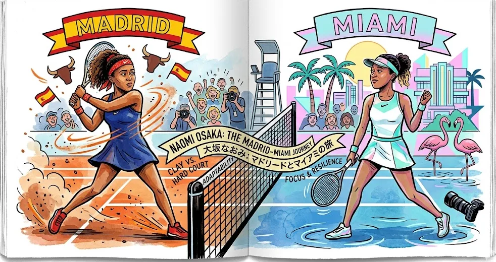 Tenang, Editor. Headline telah disesuaikan dengan nada ketangguhan mental, menyoroti bagaimana kembalinya sang juara ke lapangan tanah liat menjadi simbol kedaulatan resiliensi dan adaptasi karier di panggung dunia. Laporan dari The Independent per 24 April 2026 mengulas progres Naomi Osaka di Madrid Open serta transformasinya sebagai atlet yang kini lebih matang. Naomi Osaka di Madrid Open: Kebangkitan Sang Ikon dan Kedaulatan Resiliensi di Lapangan Tanah Liat
