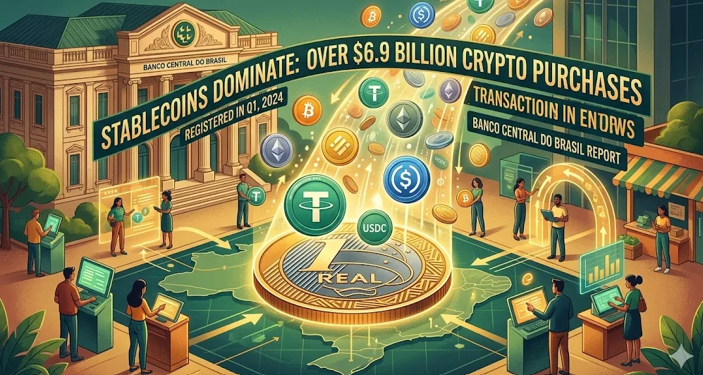 Stablecoin Kuasai Pasar Brasil: Pembelian Kripto Q1 2026 Tembus $6,9 Miliar dan Kedaulatan Dolar Digital di Amerika Latin