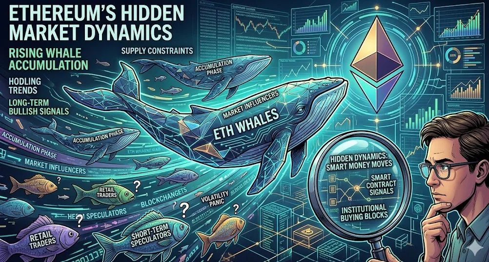 Dominasi Whale: Akumulasi Ethereum Meningkat di Tengah Dinamika Tersembunyi, Pertegas Kedaulatan Likuiditas Strategis