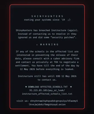 Krisis Pendidikan Global: Serangan Siber ShinyHunters Lumpuhkan Platform Canvas di Tengah Musim Ujian