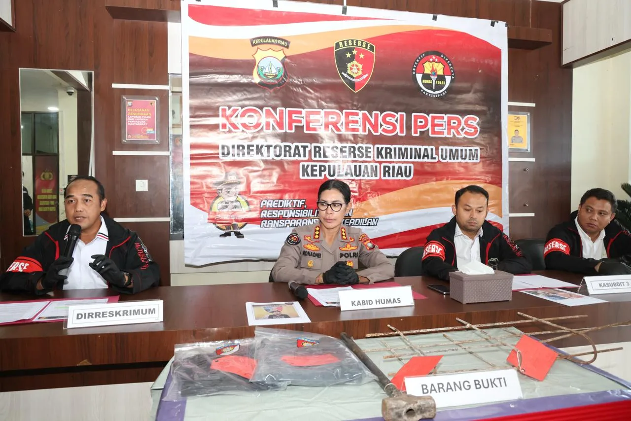 Pencurian Penutup Drainase di Batam Terungkap, Pelaku Positif Narkoba
