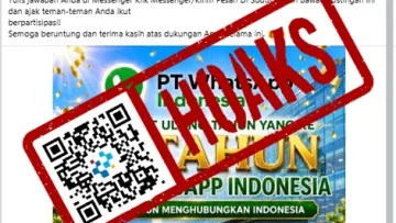 Waspada Hoaks WhatsApp Bagi-bagi Hadiah HUT ke-18, Begini Ciri Penipuannya