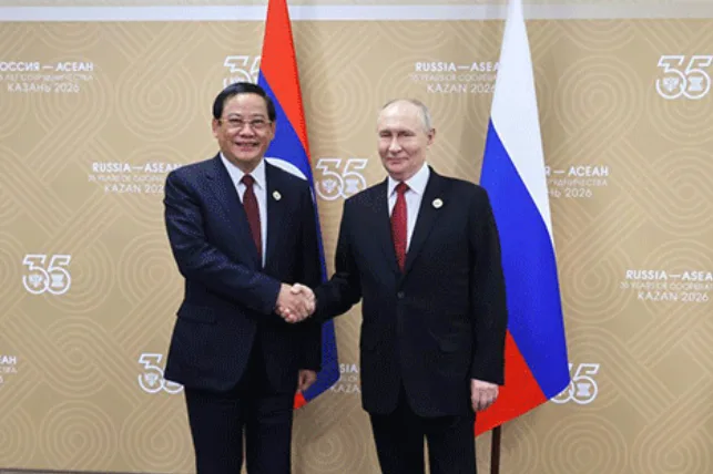 Laos dan Rusia Perkuat Kemitraan Strategis di Tengah Dinamika ASEAN