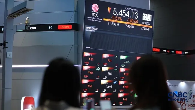 IHSG Terjun Bebas ke 6.099, Saham BBCA dan TLKM Jadi Beban Utama