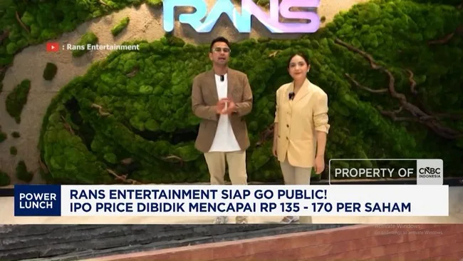 Raffi Ahmad Bawa RANS Entertainment Melantai di BEI, Targetkan Dana Segar Rp4,3 Triliun