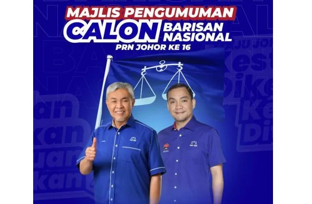 Barisan Nasional Umumkan Calon untuk Pemilu Johor, Perebutan 56 Kursi Dimulai