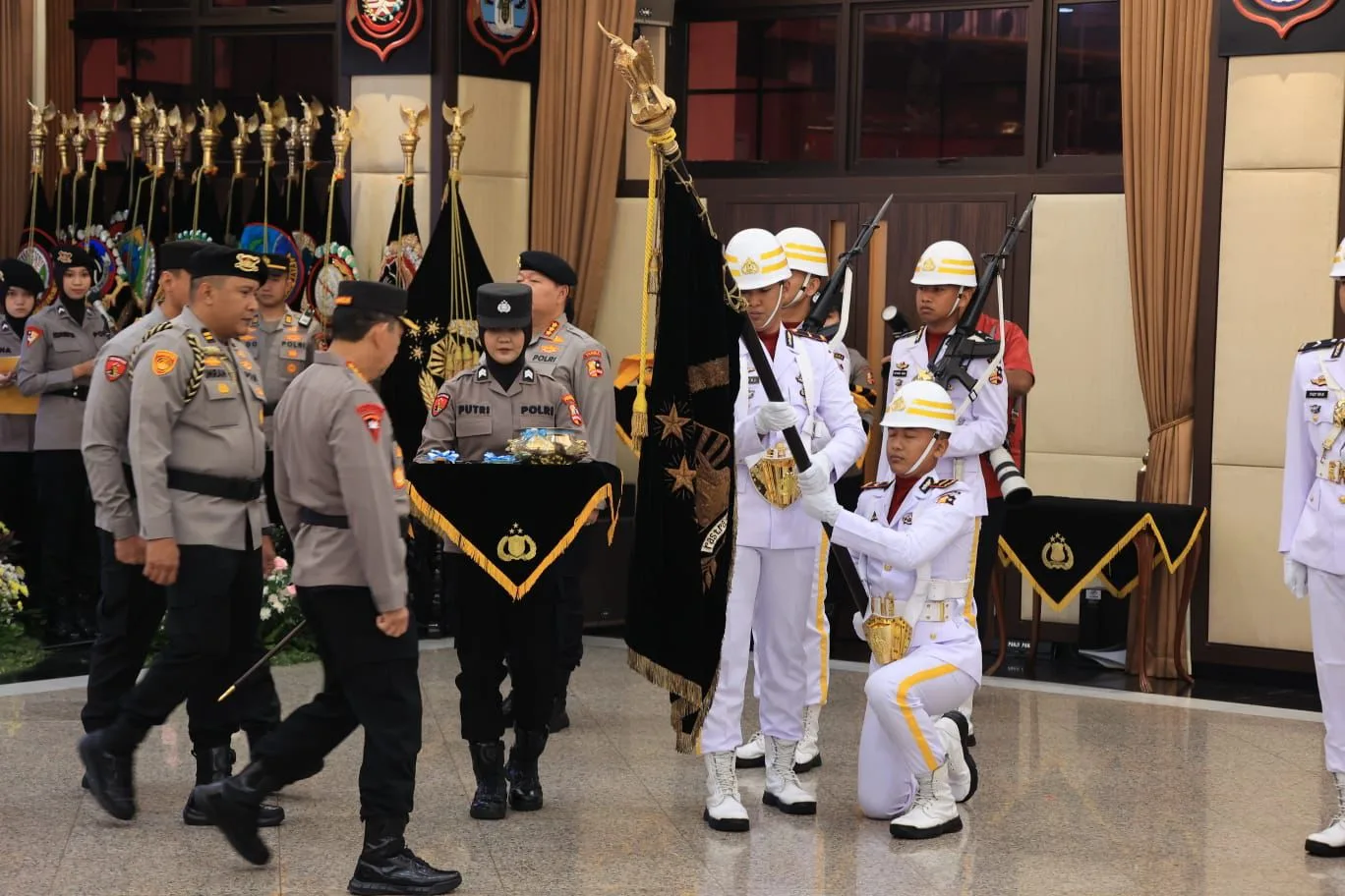 Polri Gelar Ritual Penyucian Panji Rastra Sewakottama Jelang HUT ke-80, Simbol Refleksi dan Pengabdian