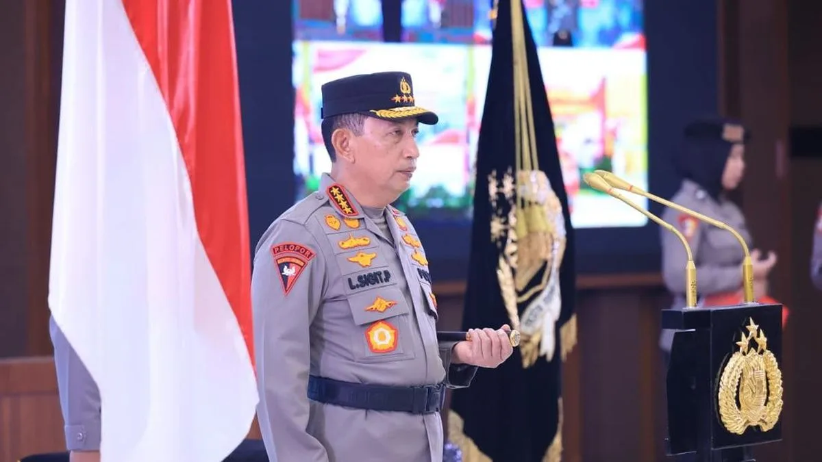 Polri Mutasi Besar-besaran: 41.578 Personel Naik Pangkat, Empat Perwira Sandang Bintang Tiga