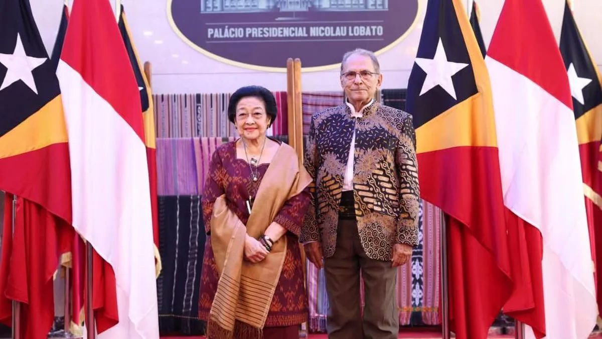 Megawati Terima Penghargaan Tertinggi Timor Leste, Simbol Rekonsiliasi Bilateral